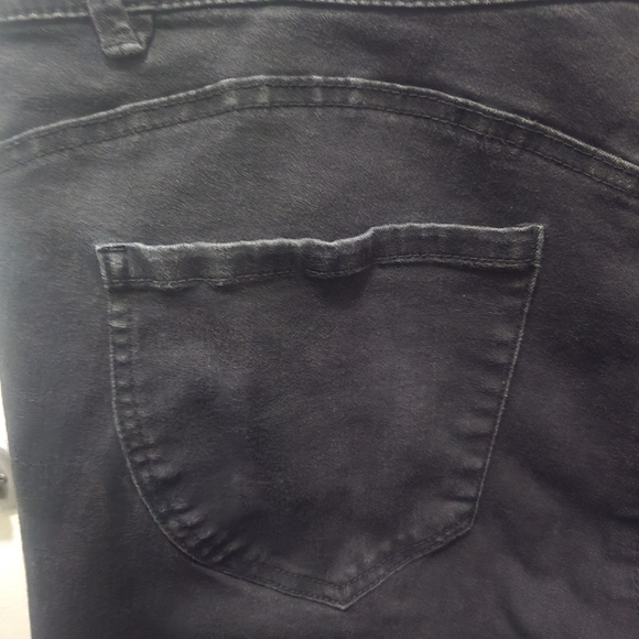 ​Democracy "Ab" solution Black Slim Straight Leg Jeans - Size 20W - Picture 8 of 13